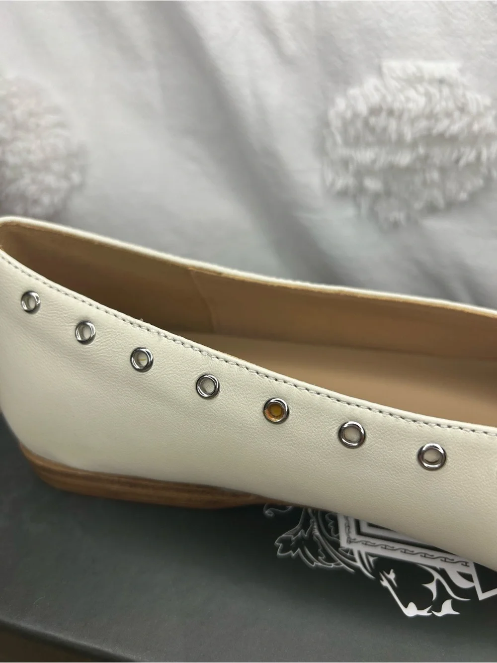 Anthropologie Silent D Lonny Grommet Lace-Up Flats